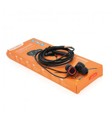 Навушники провідні iKAKU KSC-706 XIANGLING з мікрофоном, Black, Bох