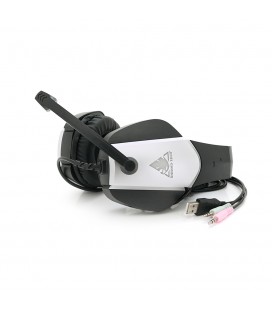 Наушники проводные Jedel GH-220, с микрофоном и регулировкой громкости, Black/Silver, Box