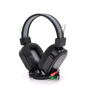 Ігрові навушники з мікрофоном iKAKU KSC-581 ZHANLONG, Black-Silver, Box