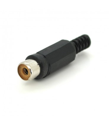 Гніздо RCA під кабель під паяння (пластмаса)