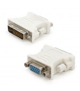 Перехідник VG A(мама)/DVI 24+5(папа)Grey Q50