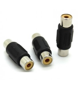 Cплиттер RCA (мама)/RCA (мама), Black, пластик,Q100