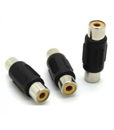 Cпліттер RCA (мама) / RCA (мама), Black, пластик, Q100