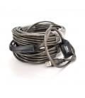 Активний подовжувач USB 2.0 AM / AF, 20m, прозорий з чіпом Q50