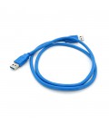 Дата кабель USB 3.0 AM/AM 1,5м, Blue