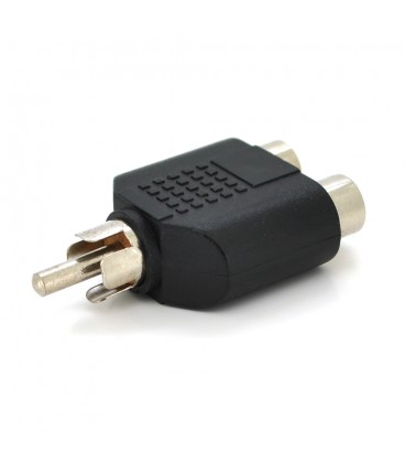 Спліттер RCA (тато)/2 RCA (мама), Q100