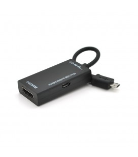 Конвертер MHL 11P на HDMI , Black, 4K/2K, OEM