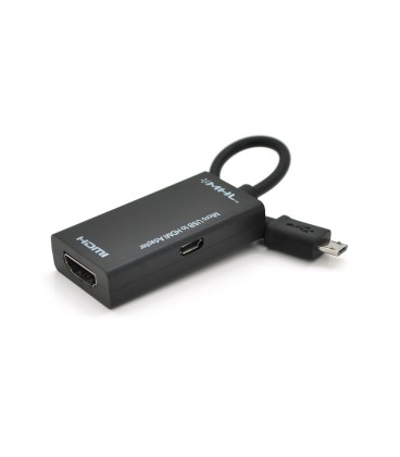 Конвертер MHL 11P на HDMI, Black, 4K/2K, OEM