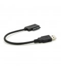 Кабель Usb 3.0 AM to SATA black 0.12m для ODD приводів