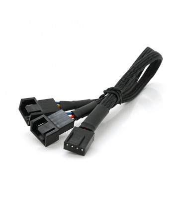 Кабель-переходник для питания вентилятора 4+4Р--&gt,4P, OEM Q200