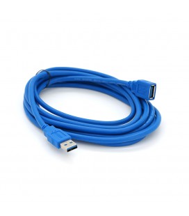 Подовжувач USB 3.0 AM / AF, 3.0m,  Blue, пакет