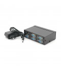 Активний спліттер VGA сигналу KV-FJ2504S 150MHz 4 Port, DC5V/2A