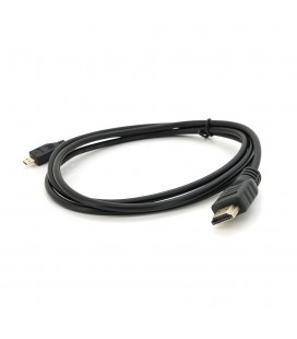 Кабель Merlion HDMI (тато) A-D micro (тато), 1.5m, чорний пакет, Q200