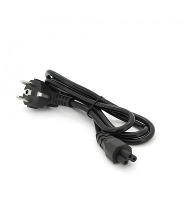 Кабель живлення Schuko PC-186 CEE7 / 17-IEC C5, 1.2M, 0.75mm, для ноутбука, OEM Q25 /300