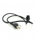 Кабель живлення USA 1.2m, 0.5mm, PC-184/2 B-C5 для ноутбука (американський роз'єм), Black, OEM Q25