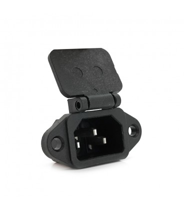 Трехконтактный разъем AC04 папа с крышкой, 250V, 10A, под отверточную сборку, Q500