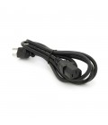 Кабель живлення USA 1.80m, 0.5mm, PC-184/2 B-C13 3 pin із заземленням (американський роз'єм), Black, OEM Q25