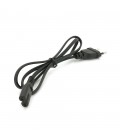 Кабель живлення 1.0m, 0.5mm, PC-184/2 CEE7 / 16-C7 2 pin (для побутової техніки), Black, OEM Q600