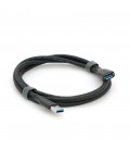 Подовжувач VEGGIEG USB 3.0 AM/AF, 1.5m, Black