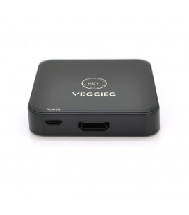 Переключатель двухнаправленый VEGGIEG V-HD01 HDMI2.0 с питанием через USB, поддерживает 2Kx4K, 30Hz, Black, Box