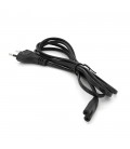 Кабель живлення 1.8m, 0.75mm, PC-184/2 CEE7/16-C7-1CM8155 2 pin (для побутової техніки), Black, OEM, МЕДЬ!!!