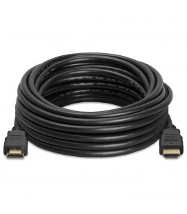 Кабель Merlion HDMI-HDMI HIGH SPEED 20m, v1.4, OD-7.5mm, круглий Black, коннектор Black, (Пакет) Q25