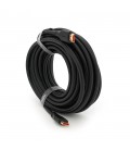 Кабель VEGGIEG HA-10 HDMI-HDMI 4K UHD, 10.0m, v2,0, OD-4.0mm, круглий, Black, коннектор Black-Metal, Box