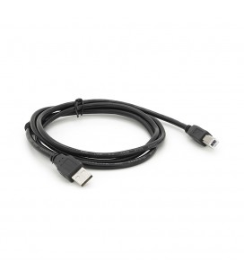 Кабель USB 2.0 AM/BM, 1.5m, 1 ферит, чорний, Пакет Q500