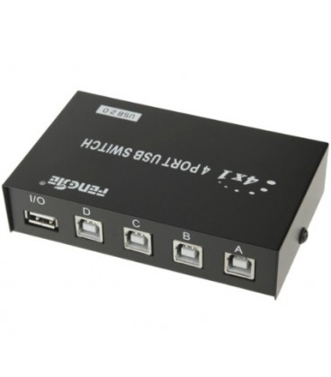 Комутатор 4 Port USB 2.0 PC to Scanner Printer Sharing Switch Box