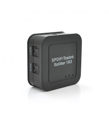 Цифровий оптичний роздільник звуку SPDIF / Toslink 1x3