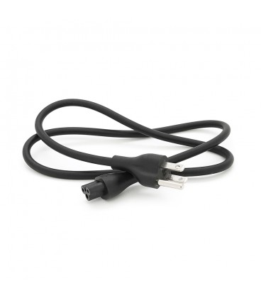 Кабель живлення USA 1m, 0.5mm, PC-184/2 B-C5 для ноутбука (американський роз'єм), Black, OEM Q25