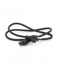 Кабель живлення USA 1m, 0.5mm, PC-184/2 B-C5 для ноутбука (американський роз'єм), Black, OEM Q25