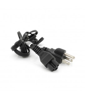 Кабель живлення USA 1.8m, 0.5mm, PC-184/2 B-C5 для ноутбука (американський роз'єм), Black, OEM Q25