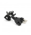 Кабель живлення USA 1.8m, 0.5mm, PC-184/2 B-C5 для ноутбука (американський роз'єм), Black, OEM Q25
