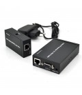 Активний подовжувач VGA сигналу до 300m по витій парі Cat5e / 6e, 1080P, Black, BOX