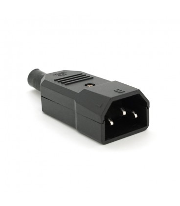 Трехконтактный разъем C14 папа, под пайку Q50/500