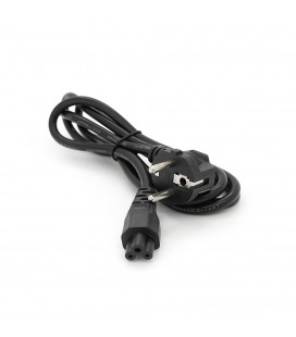 Кабель живлення Schuko PC-186 CEE7 / 17-IEC C5, 1.5M, 0.75mm, для ноутбука, OEM Q250
