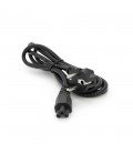 Кабель живлення Schuko PC-186 CEE7 / 17-IEC C5, 1.5M, 0.75mm, для ноутбука, OEM Q250