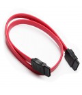 Кабель інтерфейсний SATA 0.40м, прямий без клямки, червоний
