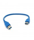 Кабель USB 3.0 AM+AM 0.3м