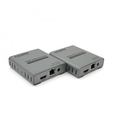Одноканальний активний подовжувач HDMI сигналу кабелем UTP. Дальність передачі: до 120 метрів, cat5e/cat6e підтримка 4K60HZ
