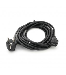Кабель живлення Schuko PC-186 CEE7/7-C13, 5.0M, 1.0mm, OEM (євровилка) Q125