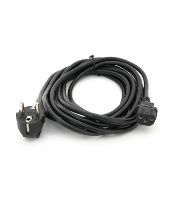 Кабель питания Schuko PC-186 CEE7/7-C13, 5.0M,1.0mm, OEM (евровилка) Q125