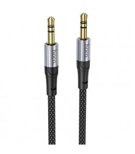 Кабель HOCO UPA26 DC3.5 тато-тато 1.0м, круглий в обплетенні, Black, Box