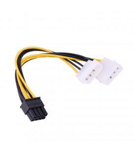 Кабель-перехідник для живлення відеокарти 4+4P--8P, OEM Q50
