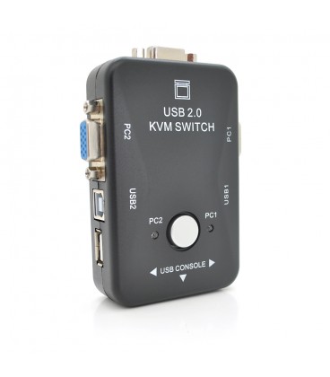 2-портовый KVM свич, переключатель USB