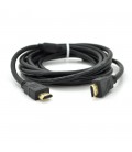 Кабель Ritar PL-HD94 HDMI-HDMI Ultra HD 1080P, 5.0m, v1,4, OD-7.3mm, з фільтром, круглий Black, конектор Gold, Пакет, Q70