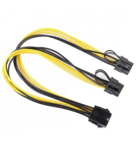 Кабель-перехідник для живлення відеокарти 8+8P--6P