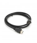 Кабель Merlion HDMI-HDMI HIGH SPEED 1.2m, v1.4, OD-7.5mm, круглий Black, коннектор Black, (Пакет) Q250