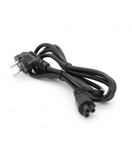 Кабель живлення Schuko PC-186 CEE7 / 17-IEC C5, 1.8M, 0.75mm, для ноутбука, OEM Q25 / 250